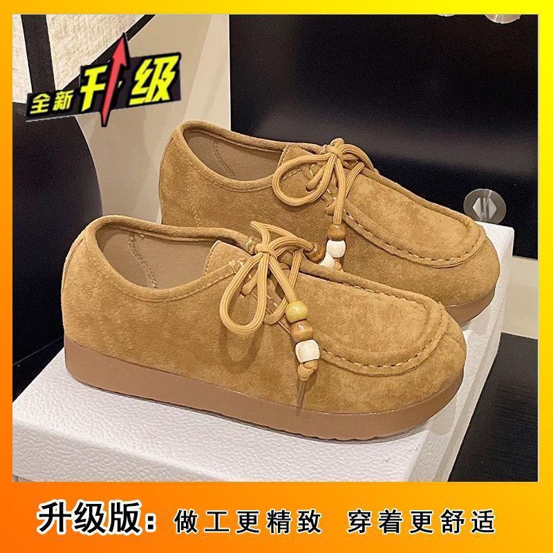 

Kangaroo shoes holiday wind super fire fashion versatile bag head loafers women s shoes retro Birkenstocks women s autumn 2025 new models 35