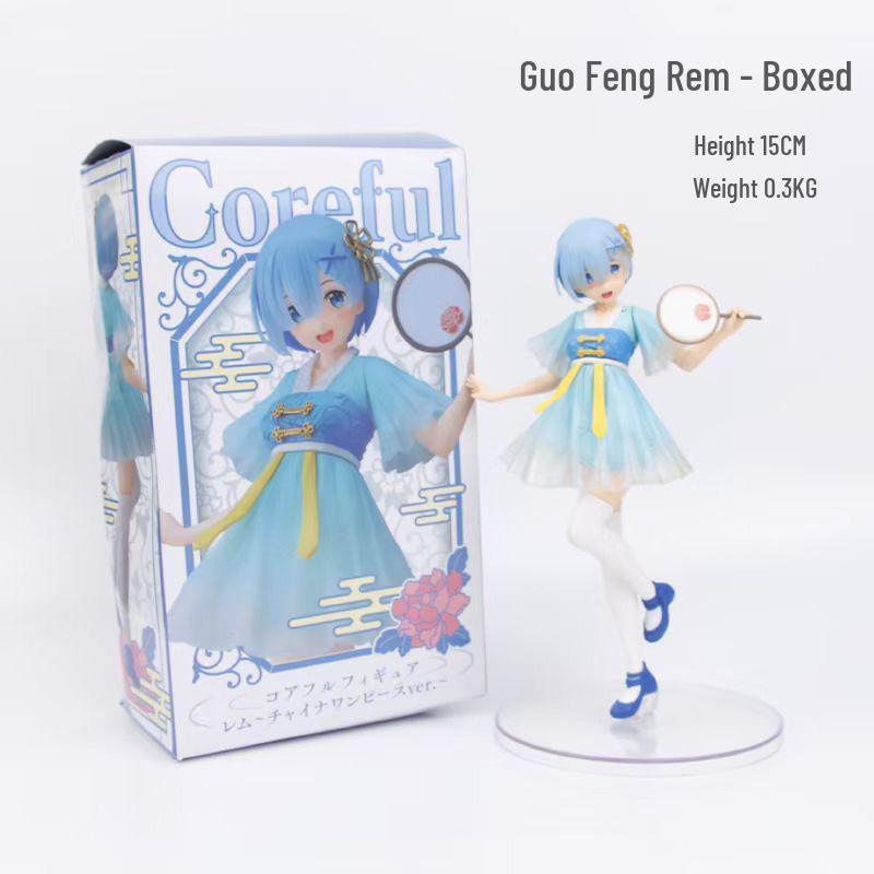 ре:Ноль - Фигурки Рем и Рам в китайском стиле