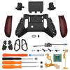 eXtremeRate Textured VICTOR X Remap Kit for Xbox Series 6 Black Redesigned Back Side and 4 Back Buttons Controller Not Included S/X, Profiles, Shell,