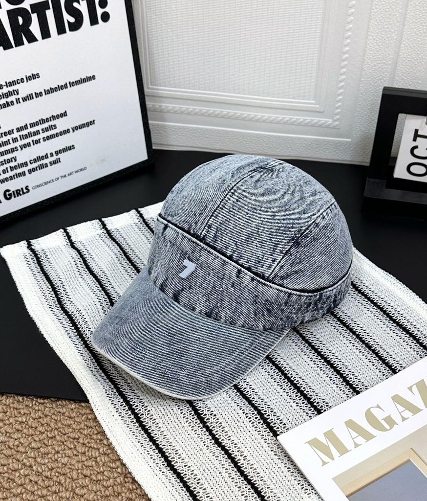 Tide Brand Hat Washed Old Baseball Cap Men's and Women's American Fashion Denim Cap Shading Spring Showing Small Face
