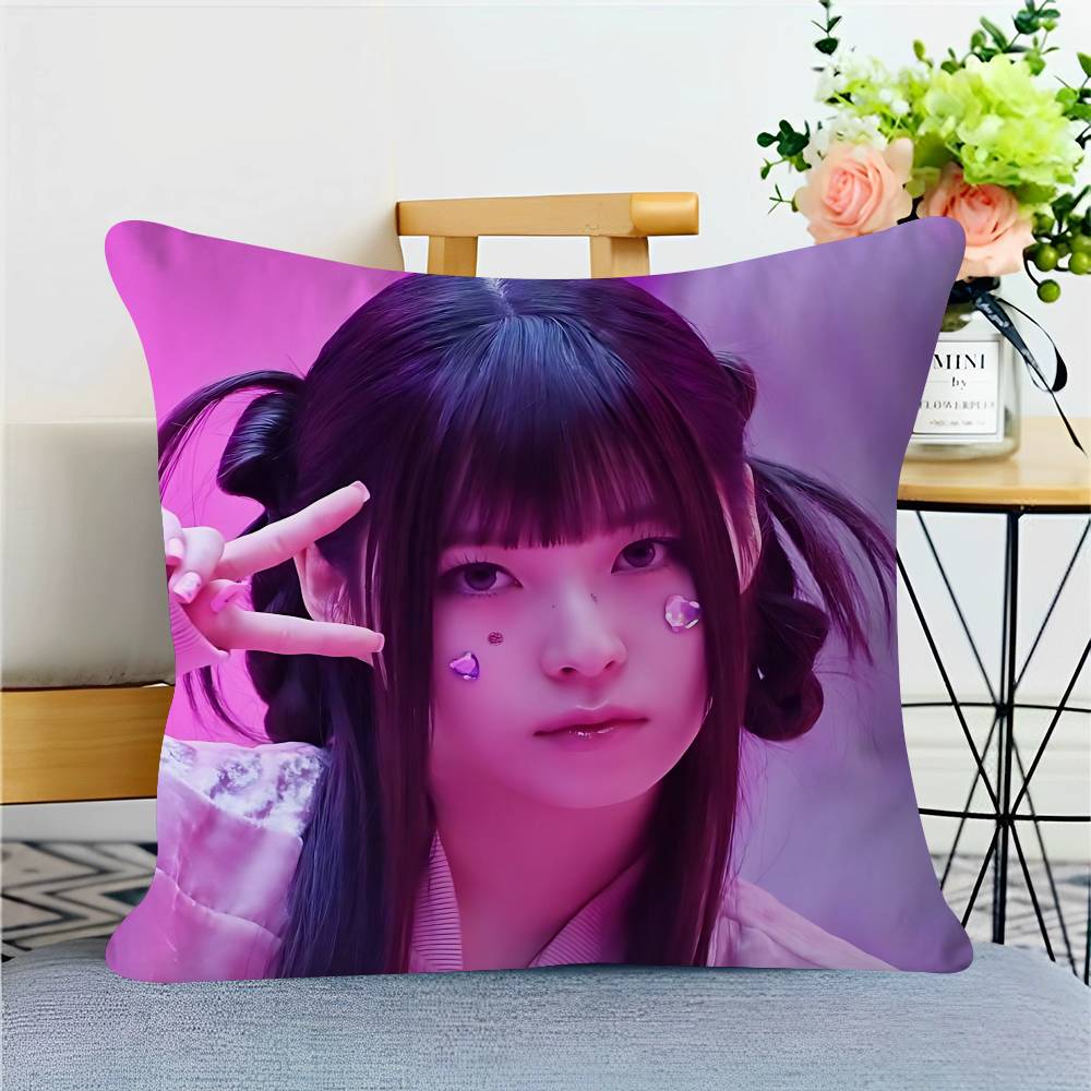 Sänger K-KYUJIN Kissenbezug Toon Geschenk Kissenbezug Schlafzimmer Zuhause Sofa Stuhl Sitz Dekor Kissenbezug