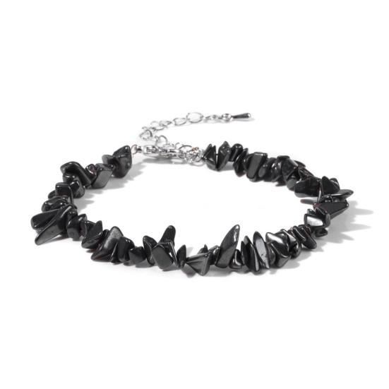 Women Bracelet Irregular Beads Decor Adjustable Length Non-fading Bracelet Wrist Jewelry Versatile