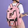 Anime Demon Slayer Backpack for Women Canvas Laptop Bag Back To Schoolbag for Teenager Girl Boy Schoolbag Men Women Travel Bag