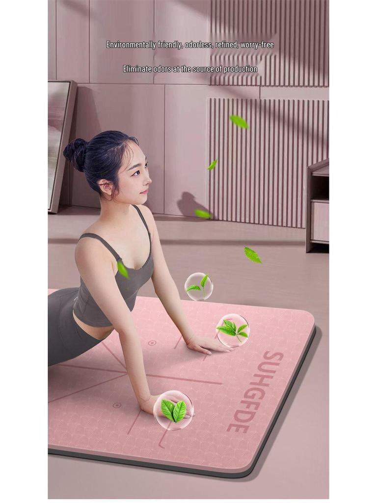 Eco-friendly Non-slip Shock Absorption Fitness Mat for Students and Dorms