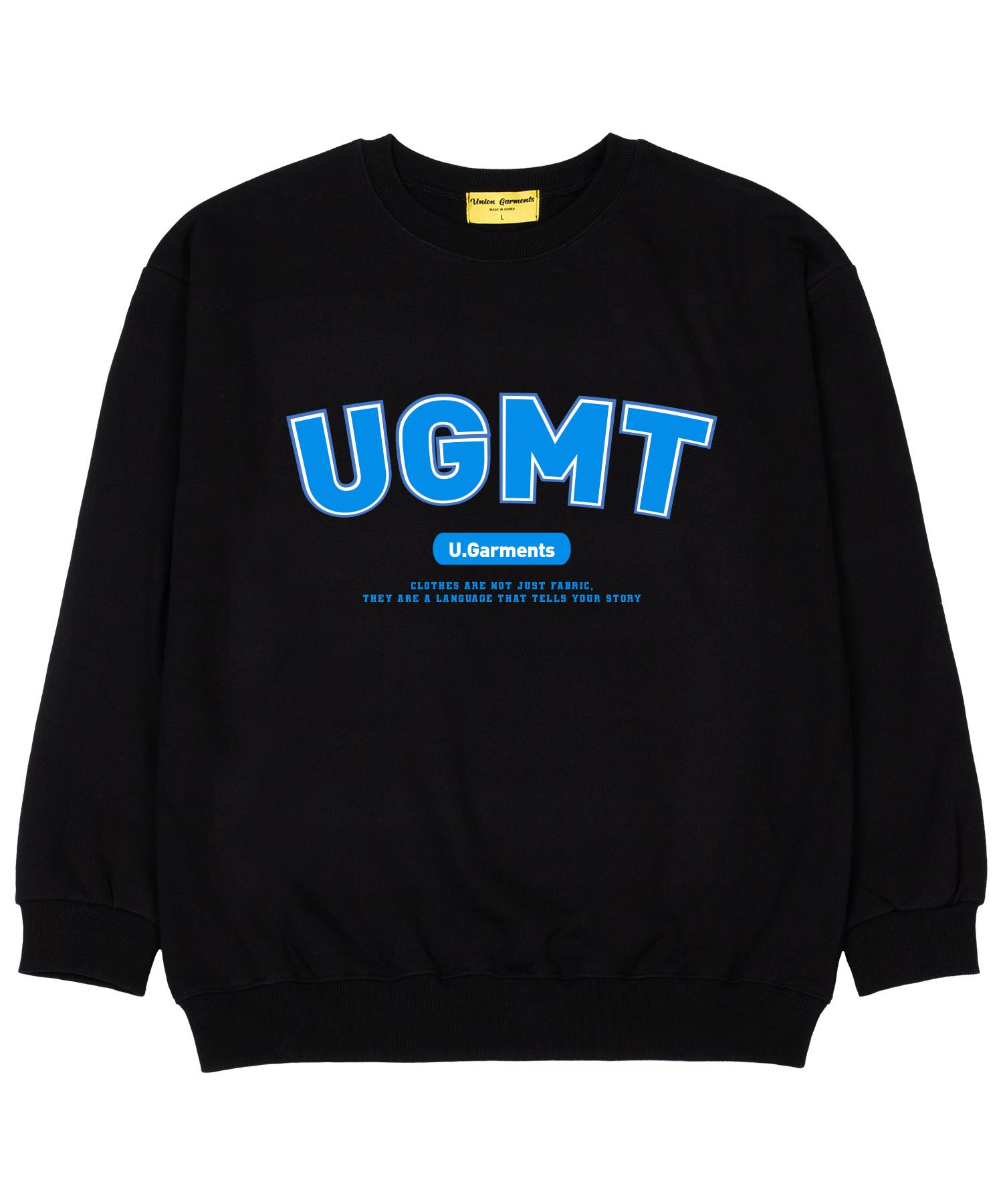 Union Garments Ugmt Логотип Французская Оверсайз Толстовка Черная M
