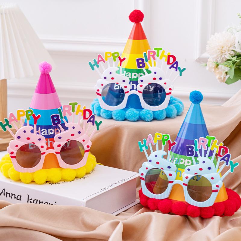 Party Props: Birthday Hats and Glasses for All Ages