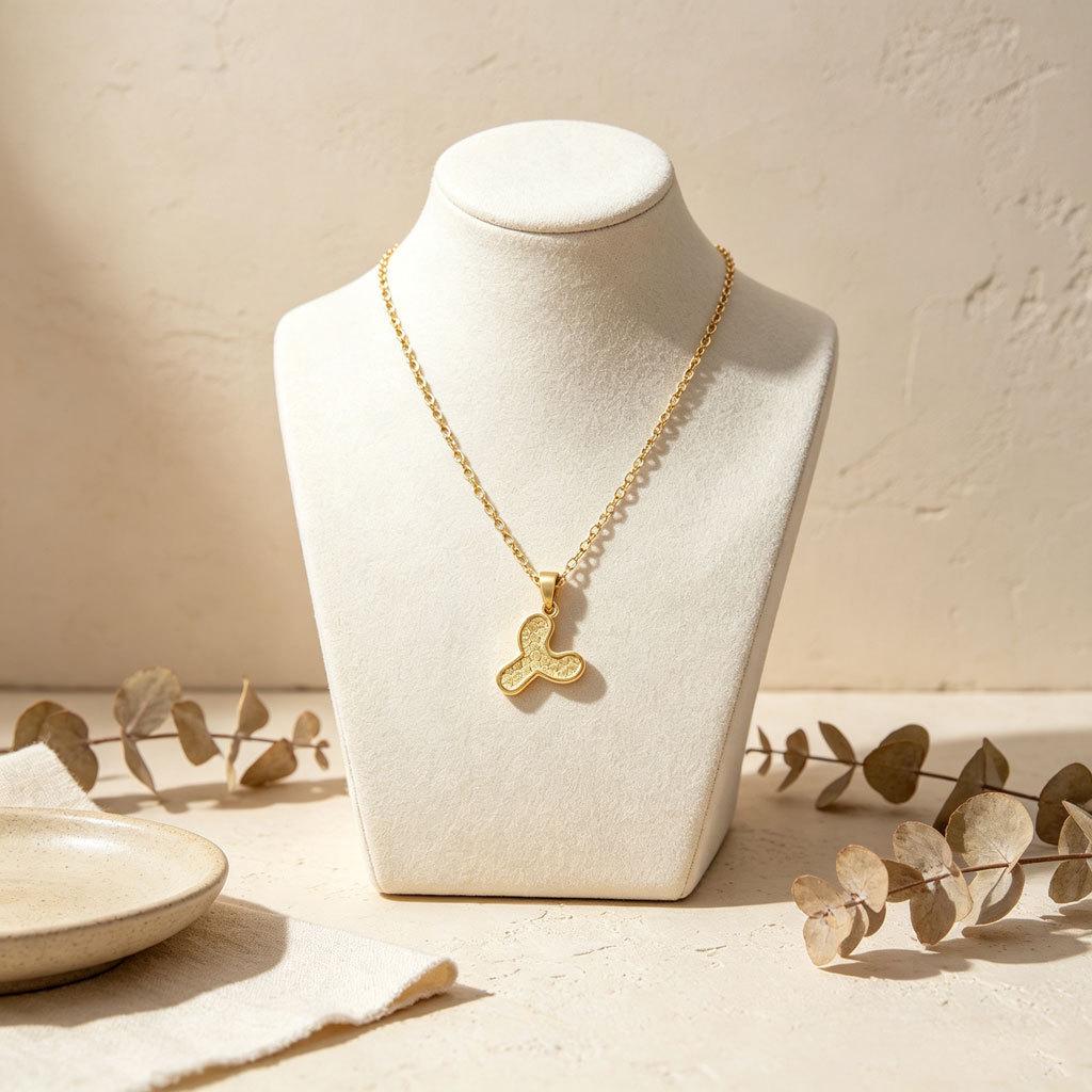 Trendy Modern Minimalist 26-Letter Cute Design Necklace
