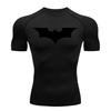 Men's Quick-Dry Compression Sports Tee - Short Sleeve Round Neck for Running, Basketball, Football