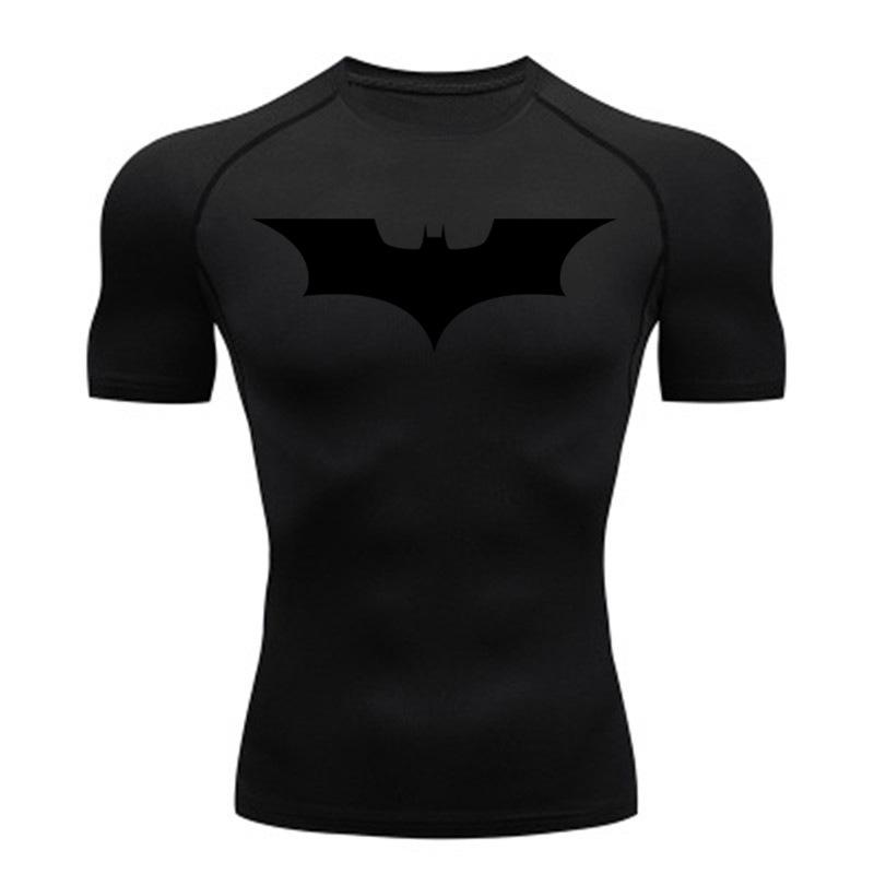 Men's Quick Dry Short Sleeve Compression T-Shirt for Sport and Fitness