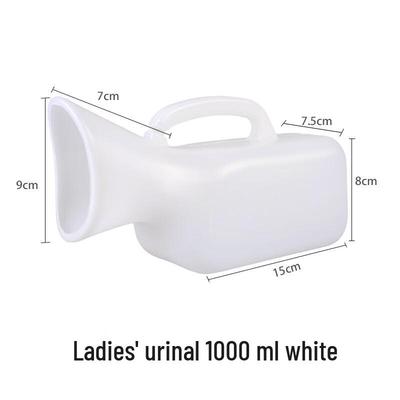 Tragbares Urinal aus Kunststoff