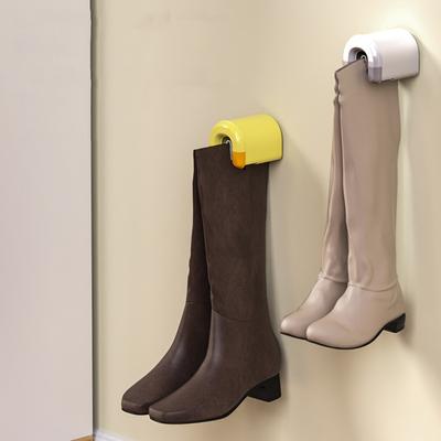 Stiefel-Clip zur Wandmontage, modern, ohne Bohren, selbstklebend, platzsparend, universeller hoher Stiefelhalter, Kleiderbügel, Organizer, Hängeklemme