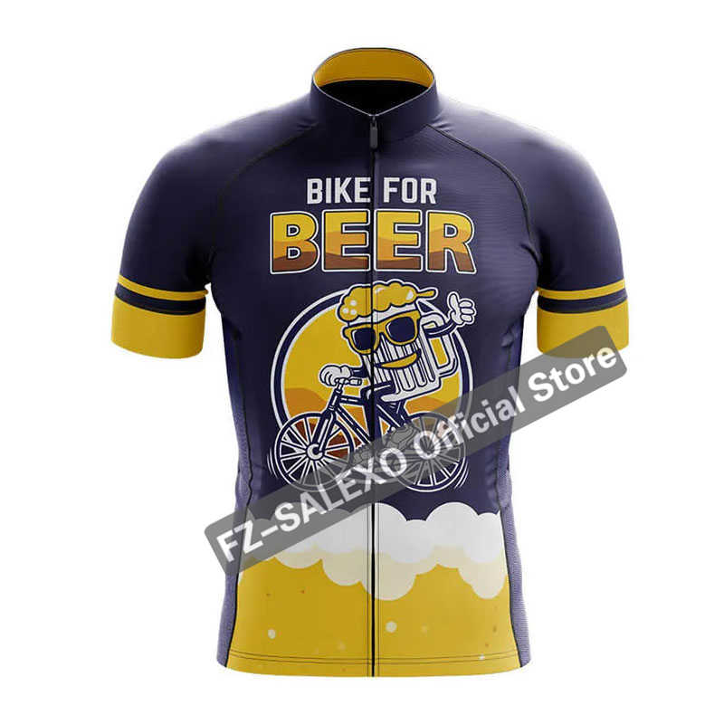 

Beer Cycling Kit 2026 Men Cycling Jersey Bike Uniforme Summer Cycling Clothing MTB Clothes Maillot Ropa Ciclismo Bicycle Shirt S