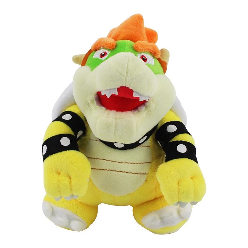 Super Mario Standing Baby Bowser Koopa Plush Doll Soft Mini Kids Toys Gift For All Ages 25CM
