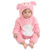 Animal Onesie Pajamas for Girls Boys Flannel Sleepwear Winter Warm Homewear Jumpsuit Children's One-Piece Hooded Fleece Rompers Long Sleeve Outfits