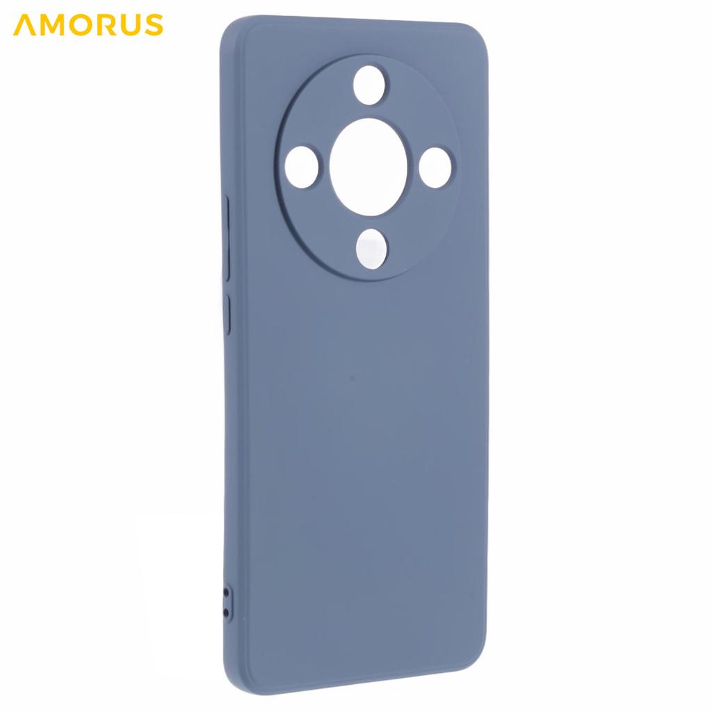 AMORUS Phone Case For Honor X9b 5G/Magic6 Lite 5G/X50 5G Precise Cutouts TPU Fiber Lining Shockproof Cover