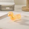1/4Pcs Stress Relief Toy Glossy Finish Soft Slow Rebound TPR Material Dachshund Squeeze Toy Animal Decompression Toy