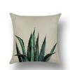 Plant Home Tropical Plant Flax Pillowcase Palm Leaf Home Sofa Pillow Cushion Cover