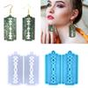 Diy Crystal Irregular Blade-shaped Mold Ear Pendant Drop Glue Mold Keychain Pendant Silicone Mold for Jewelry Making