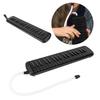 Melodica 37 Key Wind Musical Instrument Suitable for Beginner Practice Bag F37s(Black )
