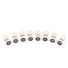 8pcs Brass ABS Sliding Glass Shower Door Rollers Runners Pulleys Bathroom Doors Hardware (27mm)