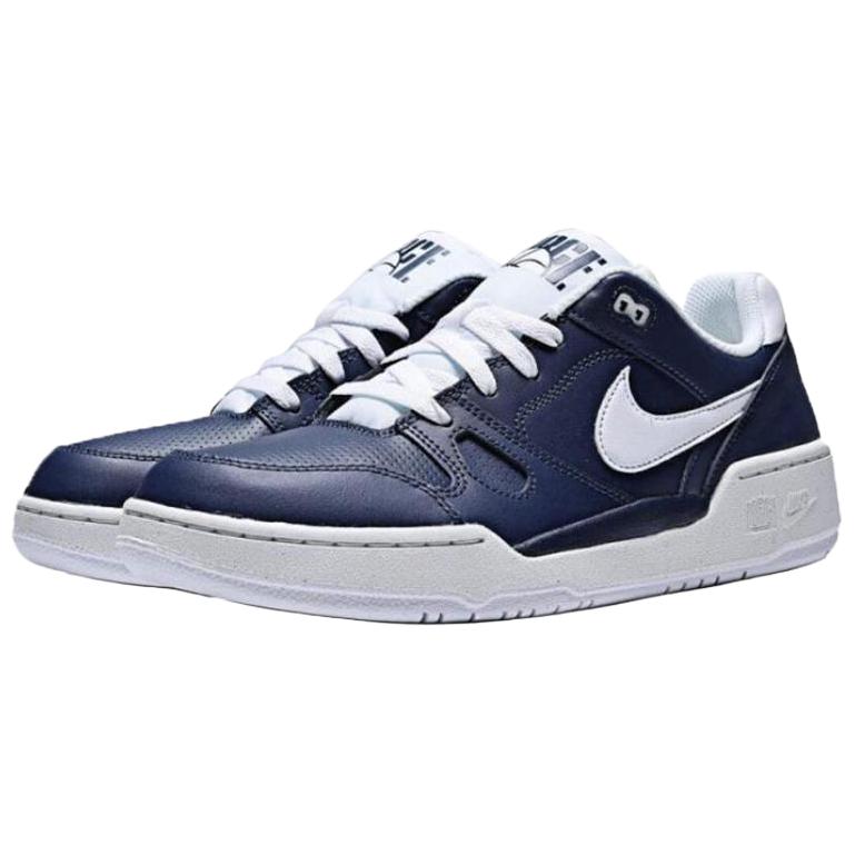 Nike Full Force Cómodos Versátiles Duraderos Zapatos de Skate de Caña Baja Zapatillas Hombre Azul Blanco FB1362-401