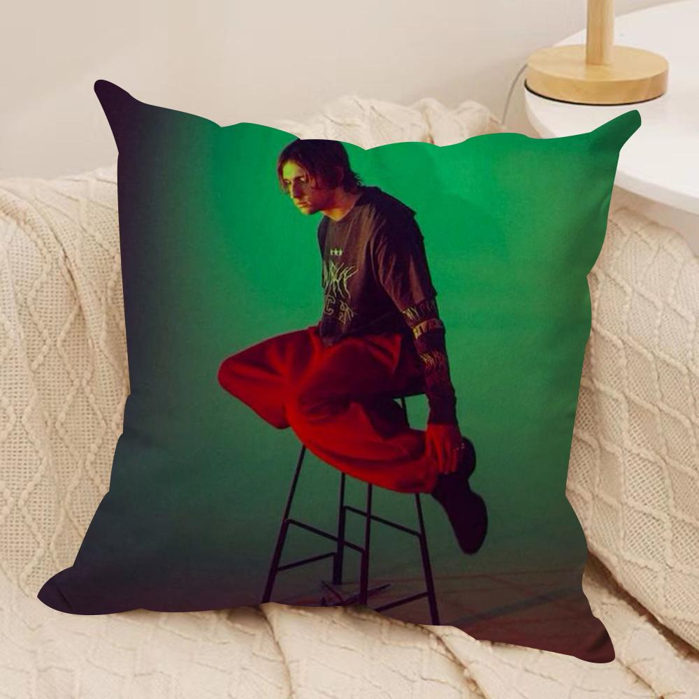 

Singer Porter Robinson Cushion Cover Silky Short Plush Double-Sided Printed Pillow Case for Sofa All Seasons Home Decor Gift 30cmx30cm