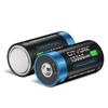Batteria agli ioni di litio ricaricabile LR20 R20 D da 1,5 VD Batteria a celle D di tipo D Batterie ricaricabili USB per fornelli a gas Scaldabagno