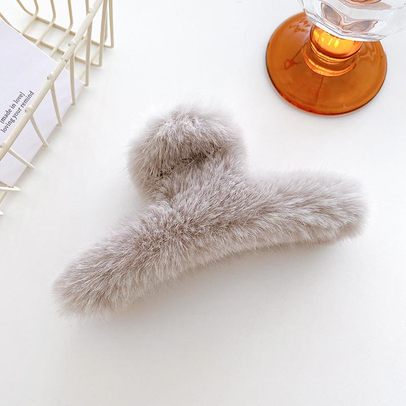 Luxuriöse Plüsch-Haarklammer für mühelos schicke Frisuren in verschiedenen Farben