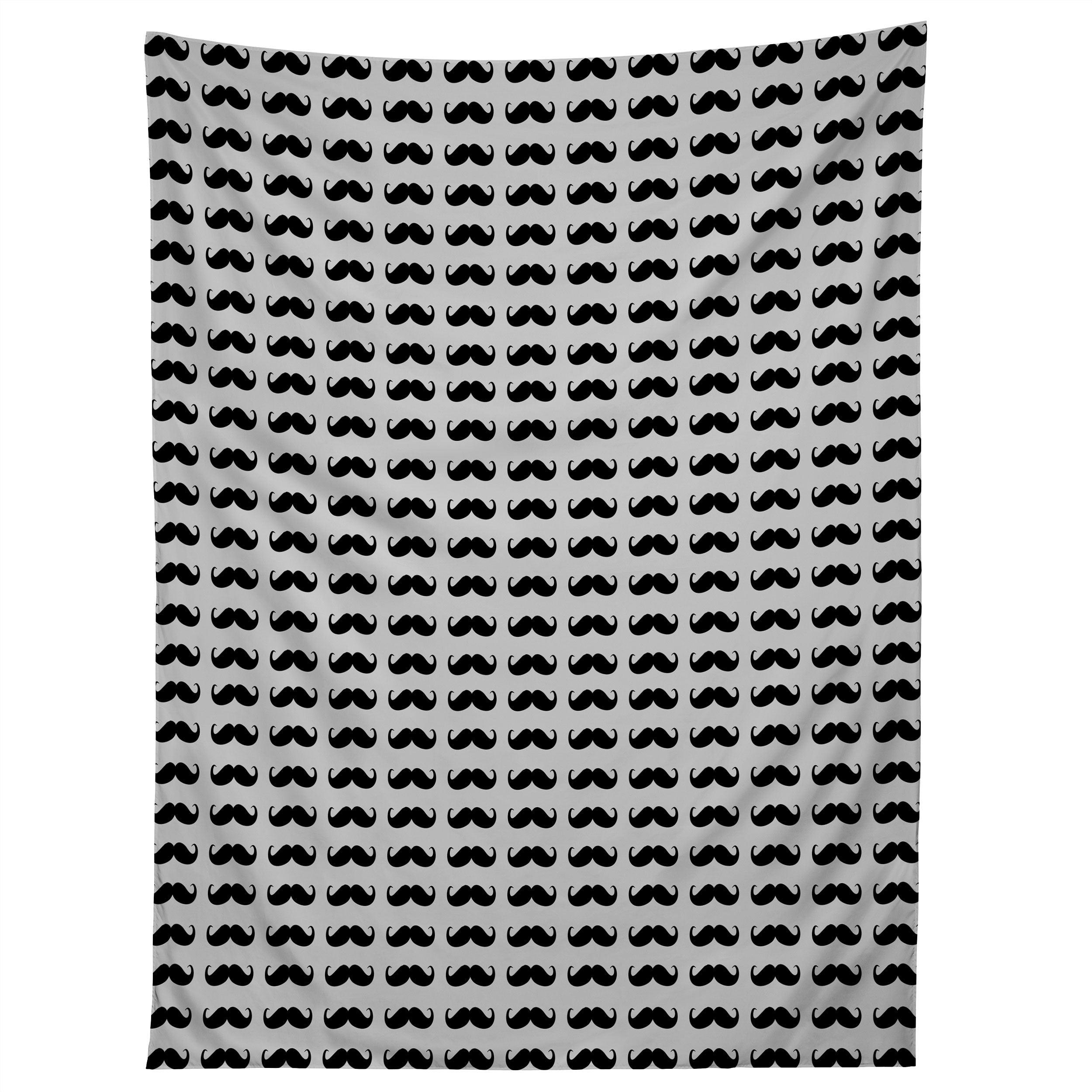 CLASSY MUSTACHES tapestry 75x100