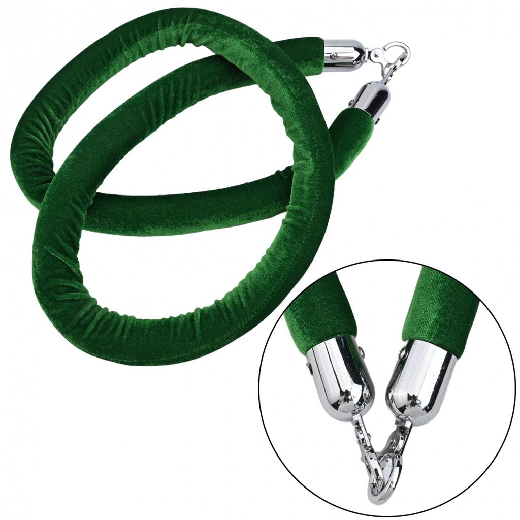 Stylish 60 Inch Red Velvet Crowd Control Rope for Queue Line Management