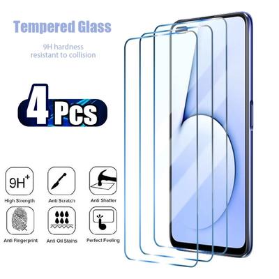 4 Unidades De Vidro Temperado Para Huawei Y6 Y7 Y9 Pro Prime 2019 Protetor De Tela De Vidro Protetor