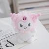 Adorable Plush Kuromi Doll Soft Stuffed Toy Cute Cat Keychain For Girls