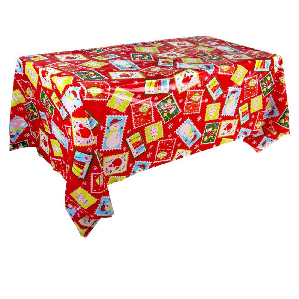 Pumpkin Ghost Bat Spider Snowman Dining Table Cover Disposable Tablecloth  Festival Party