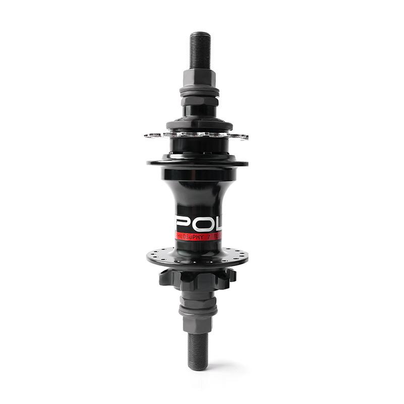 Single-Speed Dirt Jump Bike Hub: Aluminum Alloy, 6 Pawls, 16T, 100/135 Spacing, 120 Clicks, 36 Holes, 4 Sealed Bearings.
