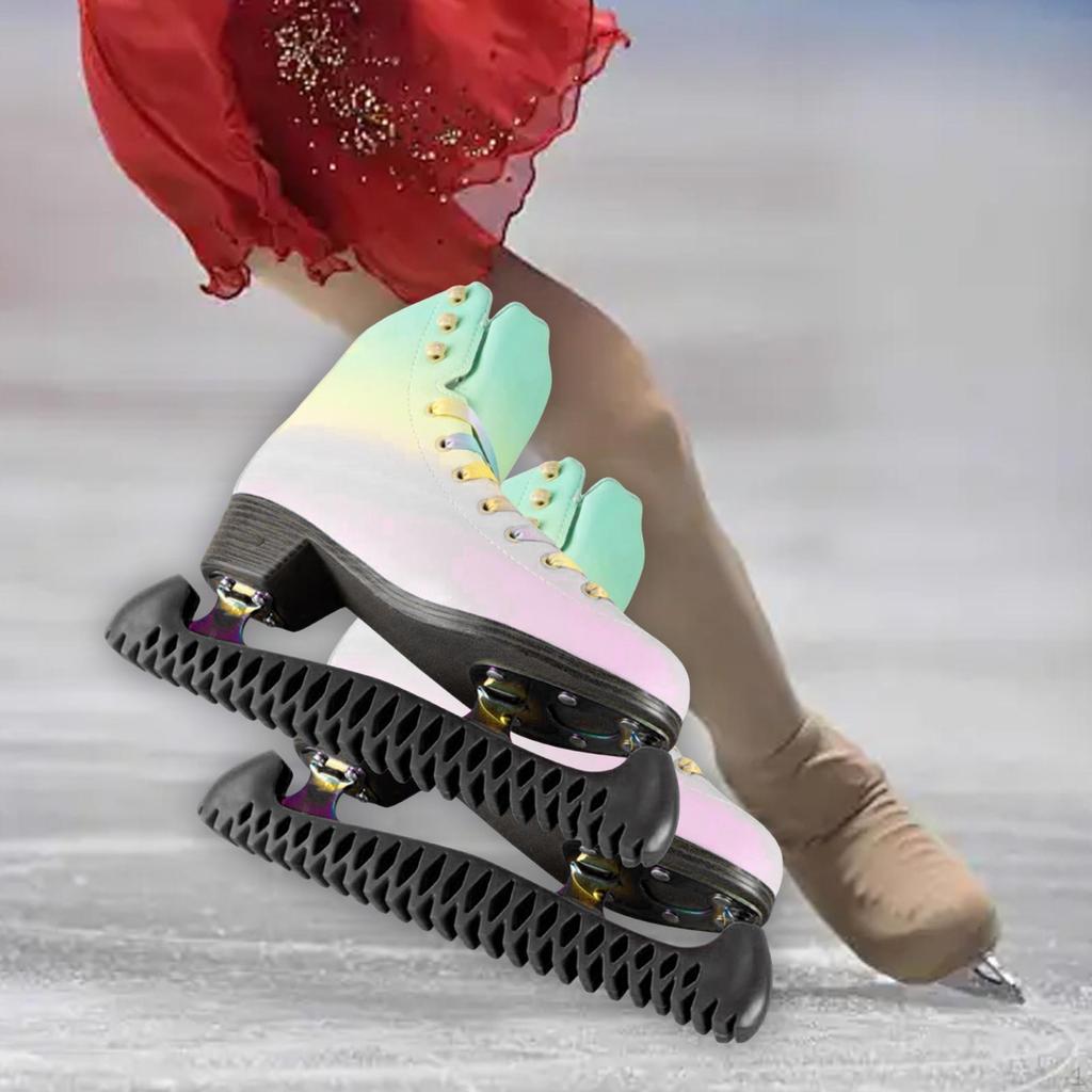 Ice Skate Guards Blade Covers for Hockey Figure Skating Skates Lemon Yellow