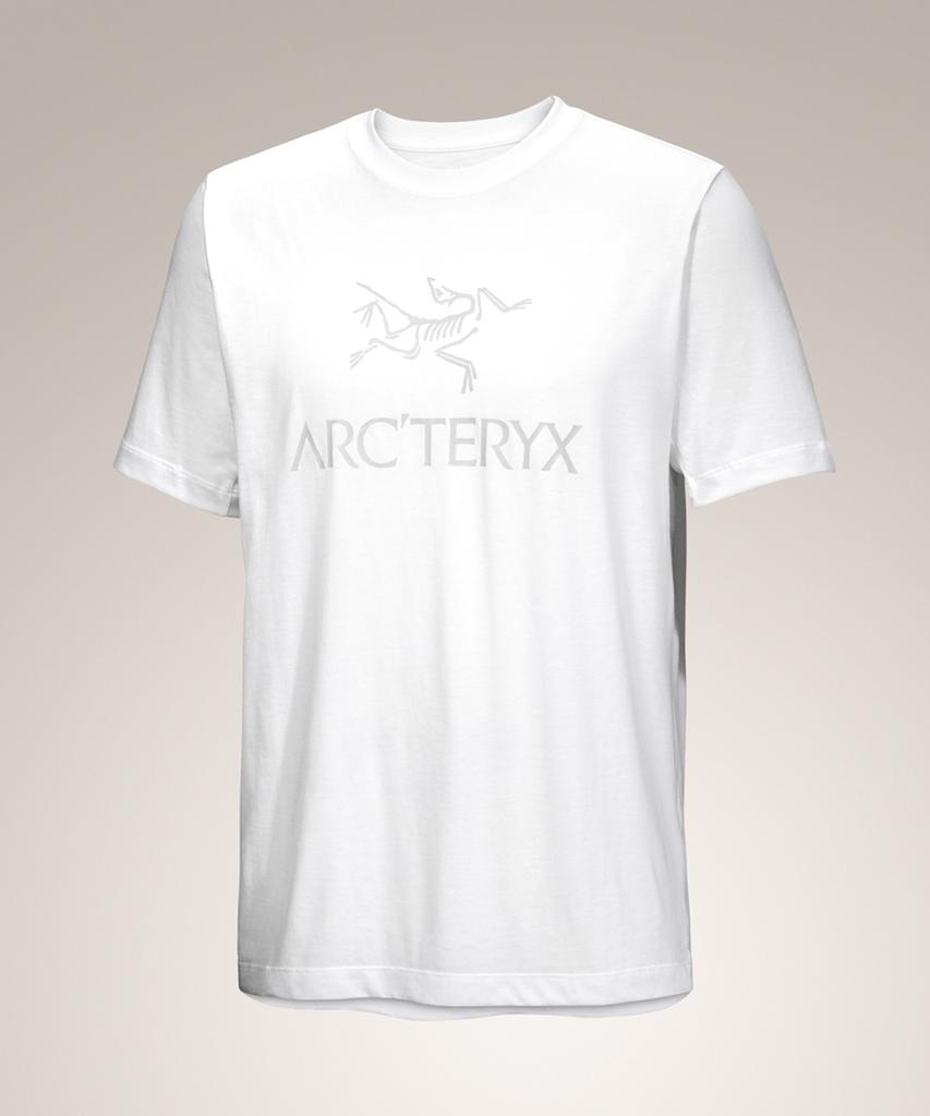 Akeuteligseu Arc Word Logo Ss Men'S - White Light / Solitude / Atqsm07991