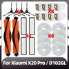 Kompatibilní pro Xiaomi X20 Pro Náhradní hlavní boční kartáč HEPA filtr Mopovací podložky Prachové sáčky Náhradní díly Příslušenství