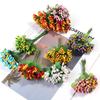20pcs Bud Stamens Family Garden Handmade Artificial Bouquet Wedding Merry Christmas Decoration DIY Pearl Craft Fake Flowers