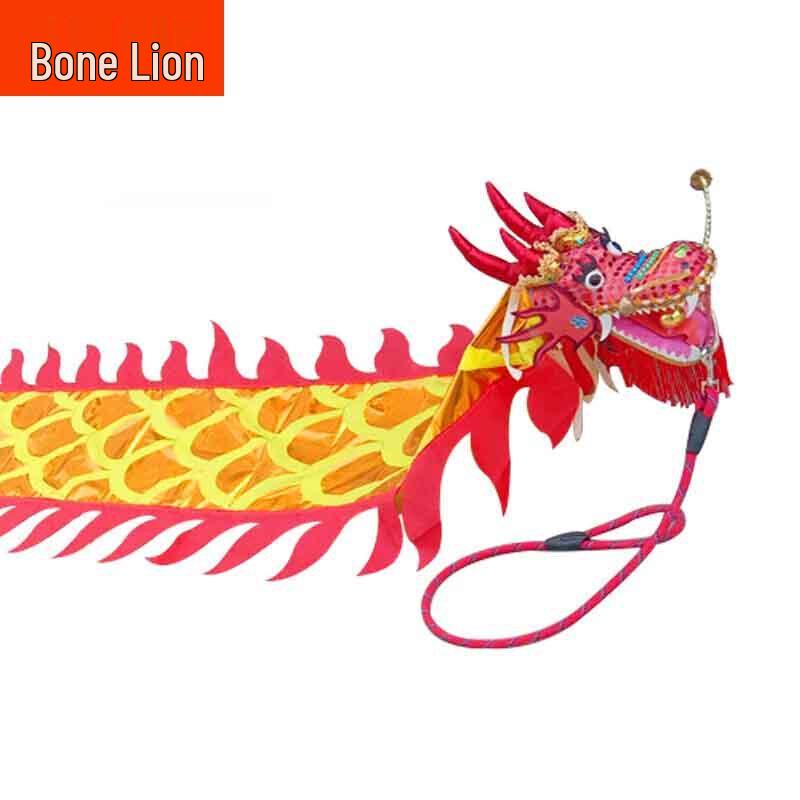 Guzi Lion Gold-Stamped Fitness Dragon Dance Streamer