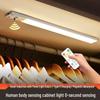 Smart Motion Sensor Night Light: Magnetic, Rechargeable, Remote-Controlled for Bedroom and Stairs