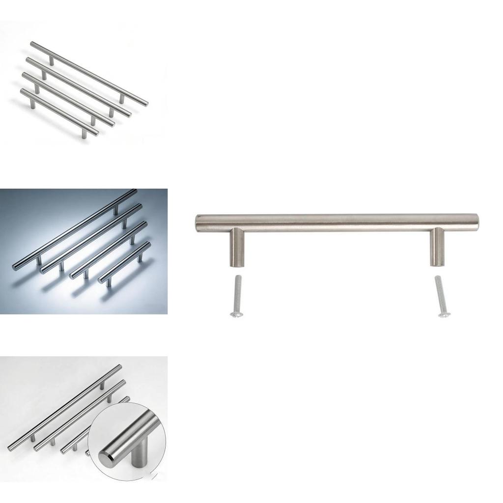 Modern Minimalist Stainless Steel Thandle Drawer Pull For Kitchen Cabinets