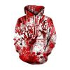 Spring And Autumn Fashion Men's Hoodie Bloody Wound 3D Print Hoodies Street Casual Boy Sweatshirt Men's Oversized Top Clothing