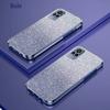 For VIVO V21 Luxury Electroplated Glitter Phone Case For Vivo V21E 4G Y73 4G Case shockproof Clear Soft Back Protective Cover