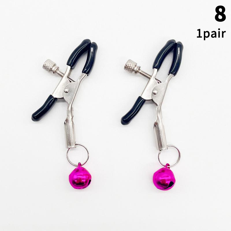 1 Pair Adult Nipple Clamps Metal Milk Clip Breast Clitoris Massage Sex Toy for Couples Novelty Lover Game Female Sex Toys