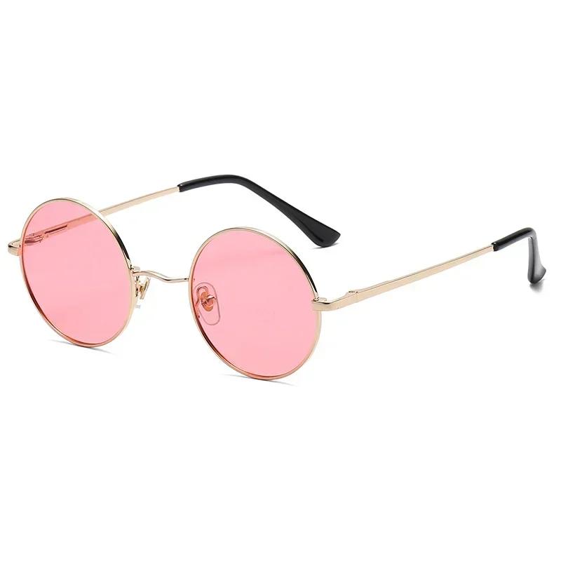 Classic Small Round Sunglasses UV400 for Men Women Retro Vintage Circle Hippie Sun Glasses