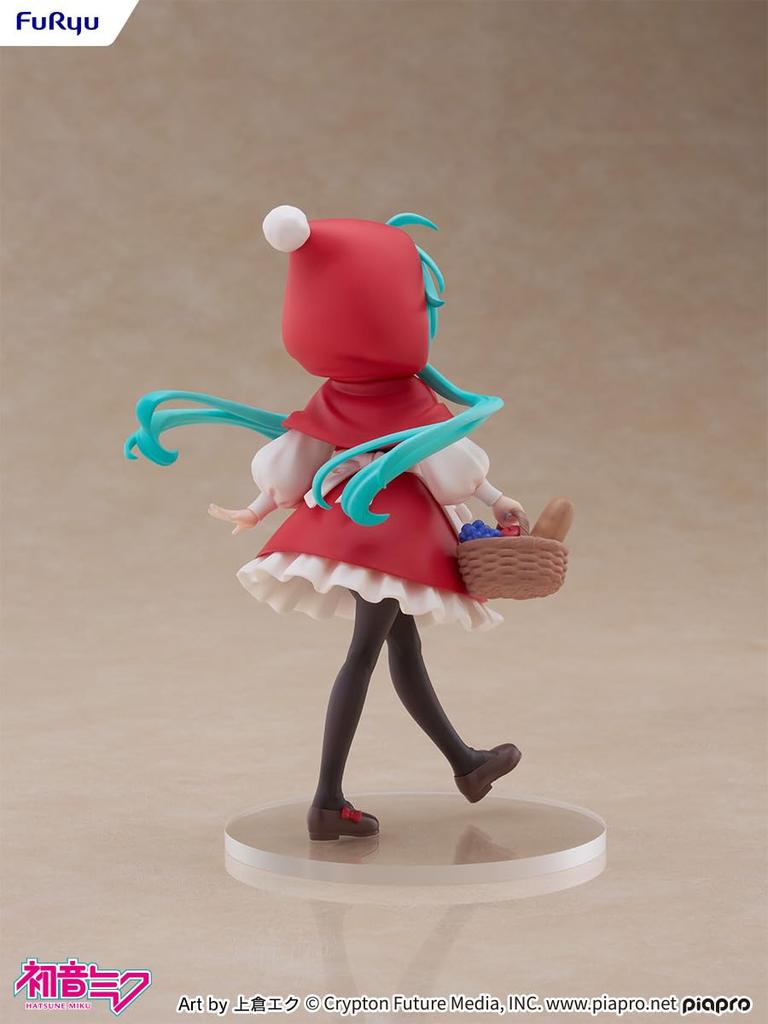 Furyu Desktop Fairy Hatsune Miku Little Red Riding Hood 160mm Finished Ver. Approx. Tall, Non-scale, Plastic, Painted, Figure. AMU-TNL0145
