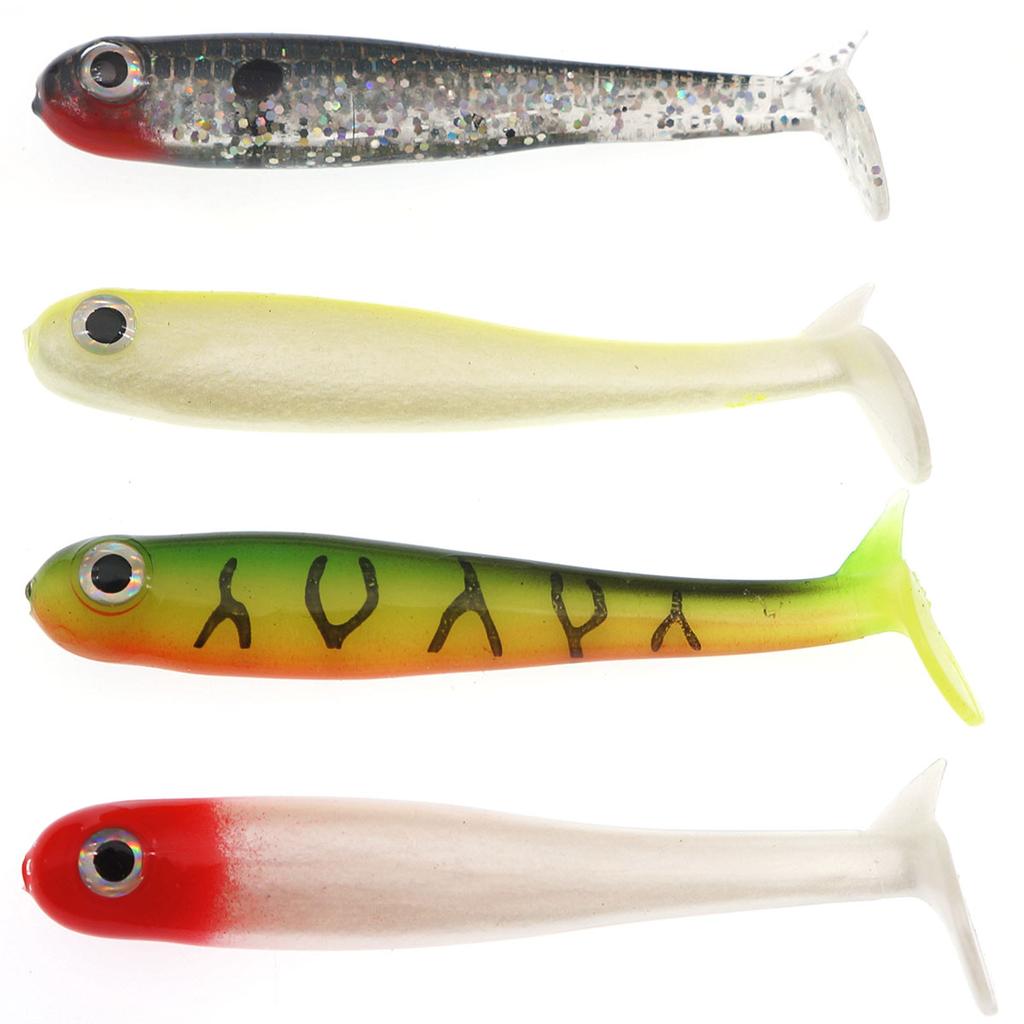 Bass Master Fishing Lure TPR Soft Worm Lure Trout Lure Artifical Pesca Bait Minnow Hollow Belly Paddle Tail Swimbait