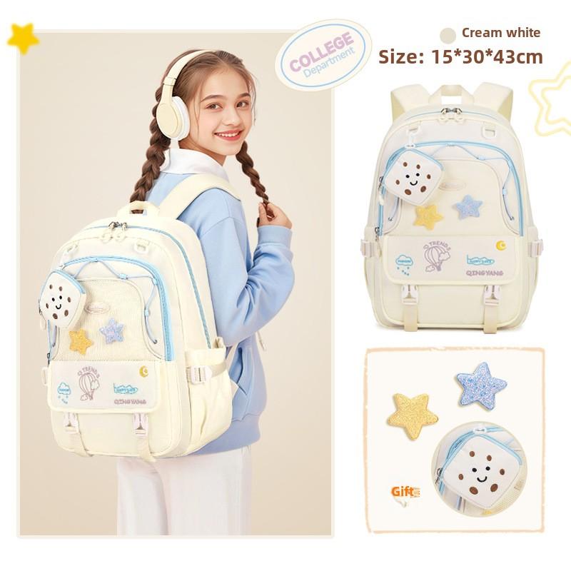 Cute School Bags for Teenage Girls Middle High School Backpack College Student Book Bag Large Capacity Backpack Travel Bag
