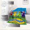 1pc Teletubbies,Children's show,FriendshipPrint Blanket Suitable for All Seasons, Perfect for Home, Travel, or Camping