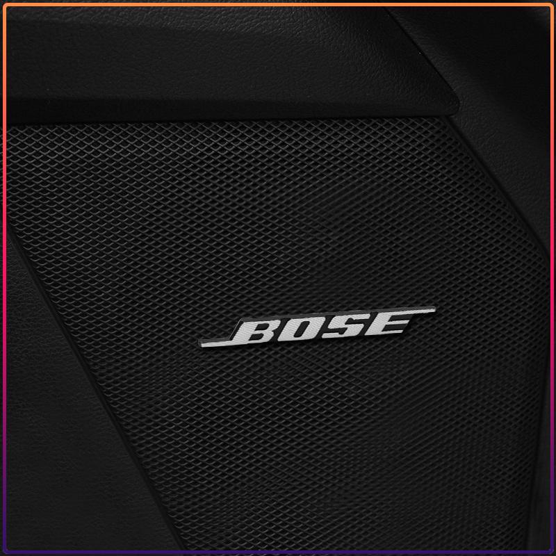 BOSE Letter Logo Badge aluminum 3D car audio stickers For bmw Dacia Alfa Romeo Lada Skoda Hyundai Infiniti Volvo Jaguar